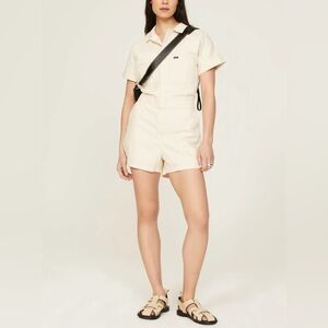 NWT LEE, Short Union-Alls, Large, Tan